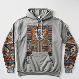 Men oversized Hoodie 100% cotton with Logo Comfortable Full Zip for Casual Outdoor or Sports Wear Soft Durable and Stylish - Product Image 5