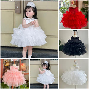 Nhung Nguyen princesa vestido niñas alta calidad seda patrón a cuadros Vestido corto hecho Vietnam OEM ODM verano temporada edad 12 años - Product Image 2