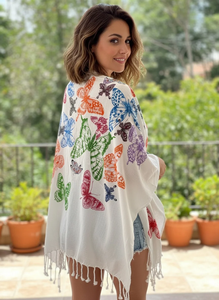 Hôtel écologique antimicrobien brodé Viskon Pestemal - Product Image 1