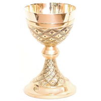 Ensemble de 3 coupes à vin de luxe en laiton argenté, élégantes, faites à la main, avec pied texturé, qualité supérieure, pour fêtes et événements spéciaux