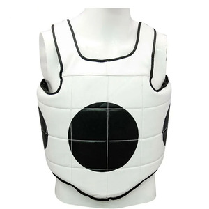 Protège-poitrine personnalisé pour combat Taekwondo MMA Body Chest Protector Unisex Adults PU Leather Chest Guard - Product Image 4