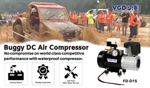 Thế Giới Hiệu Quả Nhất 12V DC Offroad Đường Hỗ Trợ Xe Tải Nhiệm Vụ Nặng Nề Dầu Miễn Phí Piston Không Khí Được Xây Dựng-Trong onboard Hệ Thống Treo Máy Nén Khí - Product Image 2