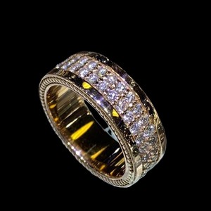 High Quality 14k <b>Solid</b> White Gold 18k Wedding Bands Lab Created Shape Lab Grown Diamond Rings for Women Fine Jewelry - Product Image 2