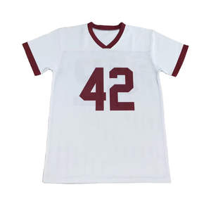 Camiseta de entrenamiento de fútbol americano de manga corta personalizada, Camiseta deportiva con logotipo de equipo, camiseta de fútbol americano - Product Image 4