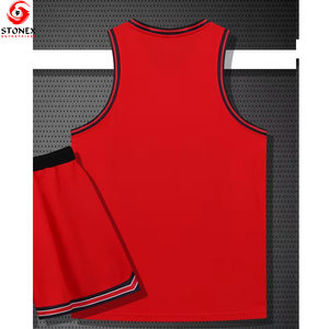 Uniformes de Baloncesto Transpirables de Alta Calidad, Colores y Logotipos Personalizables, Servicio OEM, Tela 100% Poliéster - Product Image 3