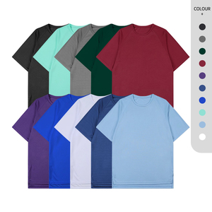 ใหม่เสื้อยืดผู้ชายโอเวอร์ไซส์ผ้าคอตตอนโอเวอร์ไซส์ปักลายตัวอักษรไล่ระดับสีย้อนยุค - Product Image 6