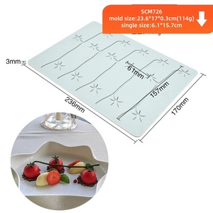 5 cavités tiges de tomate en forme de moule de cuisson chocolat pour bricolage cuisson bonbons gelée Silicone pâte <span class=keywords><strong>à</strong></span> <span class=keywords><strong>sucre</strong></span> Fondant gâteau décoration - Product Image 2