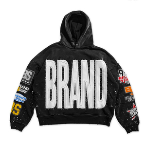 Sudaderas con Capucha de Algodón 100% Lavadas con Ácido, Personalizadas al por Mayor, Nueva Colección 2026, Diseños Creativos de Personalización, Corte Regular, Invierno - Product Image 1