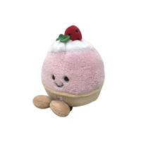 Porte-clés Mascotte en Peluche Personnalisable en Fer Souple, Breloque de Sac Tendance en Forme de Crème Glacée, Couleur Personnalisable