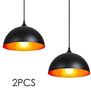 Suspension moderne en fer noir, réglable en hauteur, protection des yeux, intensité variable, E27, CRI élevé 85, 1200 lumens, 2700K, blanc chaud doux, facile - Product Image 2