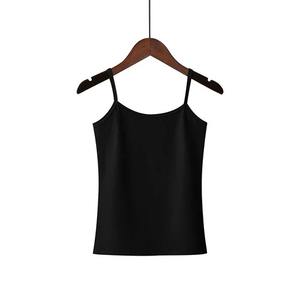 Femmes été décontracté coton hauts licou cou débardeur avec dentelle décoration femme mode T-shirt gilet grande taille Camisoles - Product Image 3