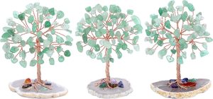 Árbol de cristal-Árbol de cristal de Aventurina verde curativo para energía positiva-Árbol de Aventurina verde para decoración de oficina y hogar - Product Image 2
