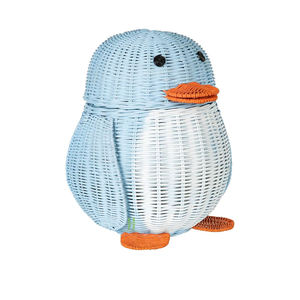 Joli panier d'hippopotame en rotin pour enfants nouveau design bac de rangement en osier écologique pour jouets pour enfants OEM Vietnam - Product Image 4