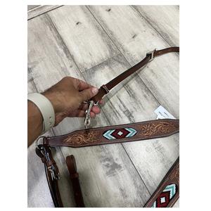 Coraza de caballo de cuero indio de alta calidad disponible a precio mayorista exportación desde India - Product Image 5