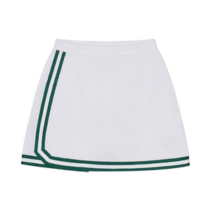 Jupe de golf à séchage rapide pour femmes Design plissé Tissu en nylon spandex Logo personnalisé brodé OEM ODM disponible Short intérieur inclus - Product Image 3