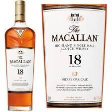 Empaquetado original de la botella Macallan 18 whisky trigo destilado Premium - Product Image 2