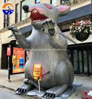 Mascotte gonflable géante de rat ou souris de dessin animé Chenghuang Oxford 2026 avec souffleur, à vendre