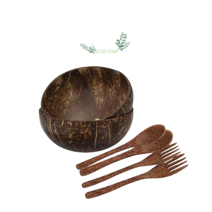 Eco2go-cuenco pequeño de cáscara de coco para Vela, tazón de cáscara de coco de gran calidad, con Logo grabado láser, hecho por Vietnam - Product Image 1