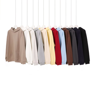 Sweats à capuche en coton avec logo personnalisé Fabricant de vêtements de rue surdimensionnés Vente en gros Sweats à capuche pour hommes lourds - Product Image 3