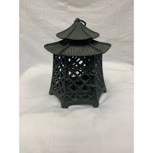 Faroles de Jardín de Hierro Fundido Estilo Antiguo, Decoración de Patio Exterior Vintage, Portavelas de Metal con Motivos de Pájaros y Bambú a Bajo Precio - Product Image 6