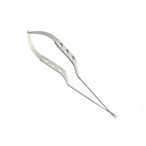 Ciseaux micro-chirurgicaux Yasargil de qualité supérieure, design droit et incurvé, réutilisables, argentés, instruments chirurgicaux à prix avantageux - Product Image 4