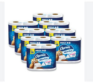 Charmins papier toilette ultra doux 12 méga rouleaux 224 feuilles par rouleau pâte de bois vierge forte meilleur prix de gros - Product Image 1