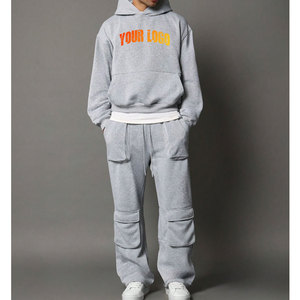 ชุดวอร์มผ้าคอตตอนแบบสวมหัวทรงหลวมมีฮู้ดสำหรับผู้ชายเสื้อ100% 500ผ้าฟลีซระบายอากาศได้เร็วขนาดใหญ่กว่าปกติ - Product Image 6