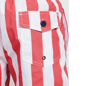 Directo de fábrica Hombres Chicago Shorts Bulll cosido Rojo Retro 1995 Pantalones cortos de baloncesto Retro Pantalones cortos cosidos completos - Product Image 6