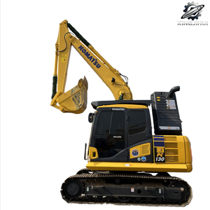 Excavatrice sur chenilles d'occasion Komatsu 130, marque japonaise d'origine, 13 tonnes, excavatrice sur chenilles de taille moyenne, excavatrice d'occasion - Product Image 2