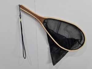 Ensemble de filets de pêche à la mouche en bois de haute qualité avec filet en maille colurfull et long crochet de suspension élastique - Product Image 5