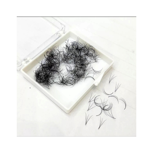 Nhu Y Cils NY3D Premade 3D Couleur Naturelle Cheveux Synthétiques Plein Volume Extensions de Cils Vietnam Longueurs Mixtes 15mm CC Curl - Product Image 6