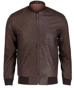 Snuff Style Trending OEM Veste en cuir de style bombardier faite à la main pour hommes pour l'hiver, chaude et coupe-vent - Product Image 1