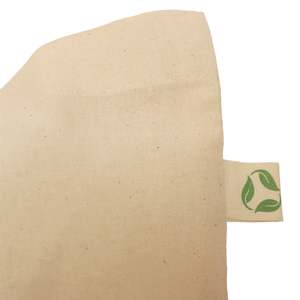 Medium Natural Calico <b>Drawstring</b> Bag by Ecobags for Gift Giving - Product Image 2