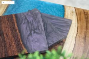 Sous-verre carré en bois vintage avec résine à prix raisonnable utilisé dans la cuisine meilleure qualité - Product Image 4