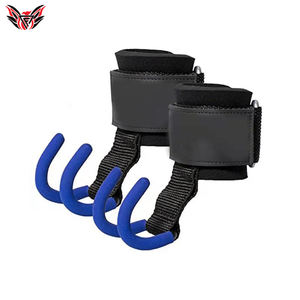 Poignées de gymnastique d'entraînement personnalisées en gros sangles Bandage Fitness barre d'haltérophilie crochet pour adultes - Product Image 4