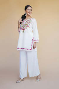 ชุดคุर्ติผ้าฝ้ายแคชเมียร์แบบใหม่ ดีไซน์หรูหรา สง่างาม สไตล์อินเดีย ราคาแท้ มีจำหน่ายในราคาขายส่ง - Product Image 2