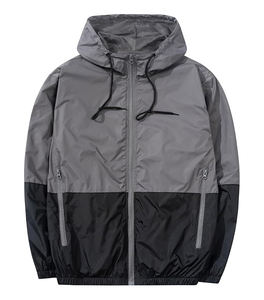 Vêtements de sport léger Cool Feeling à capuche vêtements de plein air vêtements été Gym Fitness coupe-vent veste à glissière - Product Image 1