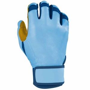 Guantes de bateo de béisbol de color azul de puño corto Guantes de softbol de Béisbol Juvenil de la mejor calidad - Product Image 4