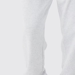 Joggers personnalisés pantalons de survêtement pour hommes cordon de serrage solide pantalons de survêtement décontractés Baggy piste Logo imprimé pantalons surdimensionnés pour hommes délavés - Product Image 5