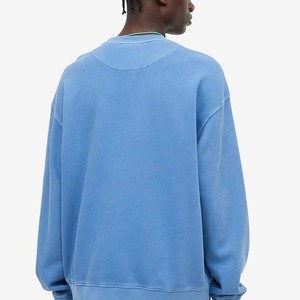 OEM/ODM algodón en blanco cuello redondo liso sudaderas logotipo personalizado diseño ropa de invierno transpirable básico sudaderas de manga larga - Product Image 5