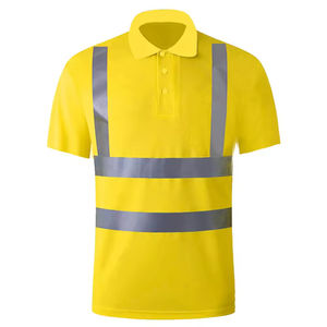 High Visibility Reflective <b>Flame</b> Retardant Safety Work <b>Shirt</b> Durable Construction Uniform Industrial Polo Style Clothing Unisex - Product Image 6