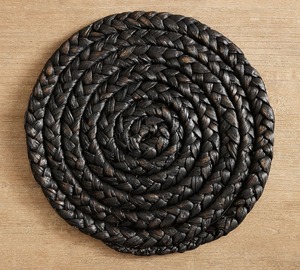 Manteles individuales de jacinto de agua redondos tejidos a mano productos ecológicos hechos en Vietnam Decoración de mesa mantel tejido al por mayor - Product Image 1