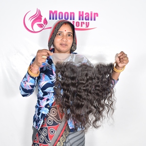 Approvisionnement en gros de cheveux humains indiens ondulés frontaux, 100% naturels, texture soyeuse, cuticule saine, prix d'exportation compétitif - Product Image 5