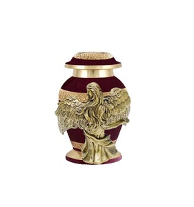 Urne souvenir en laiton violet Angle ajusté petit souvenir commémoratif cendres urne en gros urne de crémation pour cendres humaines - Product Image 2
