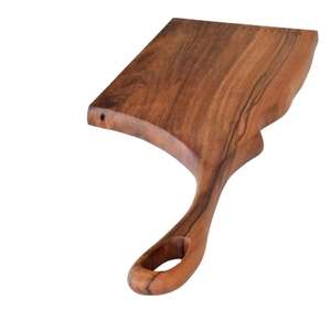 Planche de bois rectangulaire personnalisée au design moderne Ensemble de couteaux de cuisine planche à découper en bois d'acacia pour la charcuterie - Product Image 4