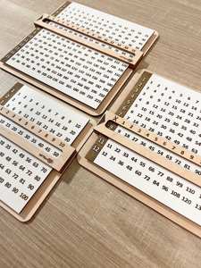 Tableau de Multiplication Éducatif en Bois, Outil d'Apprentissage Artisanal, Développement des Compétences Amusant, Jouet d'Activité pour Enfants en Classe - Product Image 4