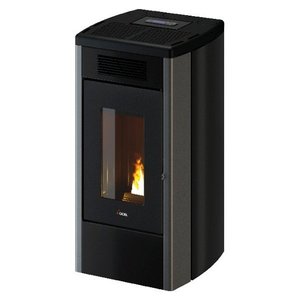 Atena Plus 12 T2 Acier Titane 5 étoiles Classe A+ 12kW Poêle à granulés Modèle 7023115 - Product Image 1