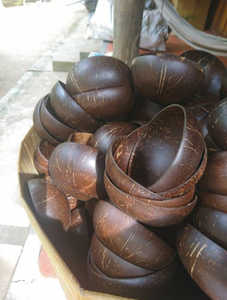 ชามกะลามะพร้าวทำมือทำจากมะพร้าวแท้สำหรับร้านอาหารร้านกาแฟและร้านขายของที่ระลึก - Product Image 5