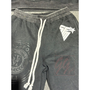 Premium Mens Acid Wash Oversized Hoodie Set Satin Hood Cuerda Cordón 3 Rayas Bordadas - Product Image 6