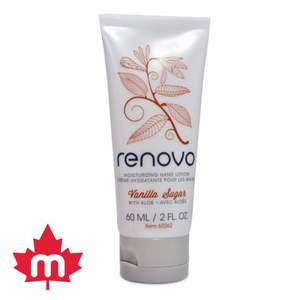 Crema hidratante para manos Renovo, la más vendida - Botella de 60 ml - Aroma a vainilla y azúcar 2 fl oz - Product Image 1